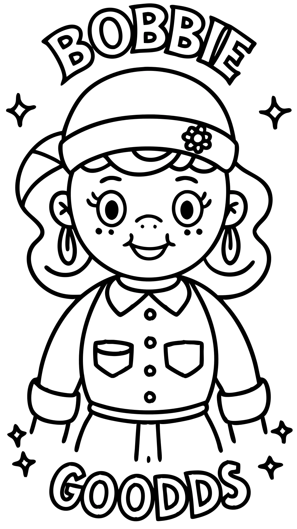 printable bobbie goods coloring book pages